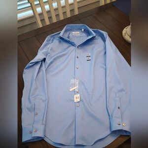 Calvin Klein Sky Blue Men's Dress Shirt
